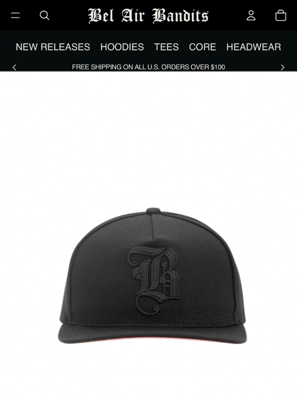 Bel Air Bandits Hidden Pocket Snapback
